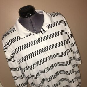 George Striped Golf Polo Large 42/44